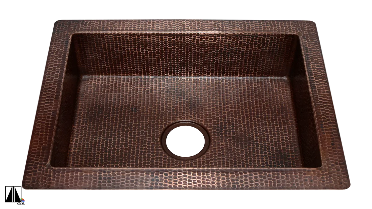 Copper Kitchen Sink CKS2519
