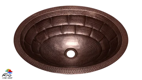 Copper Bathroom Sink CRBSTSD15