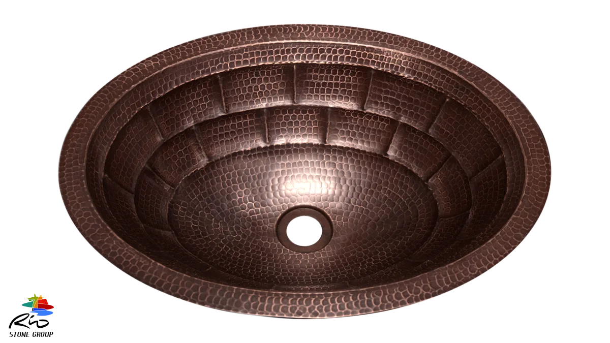 Copper Bathroom Sink CRBSTSD15