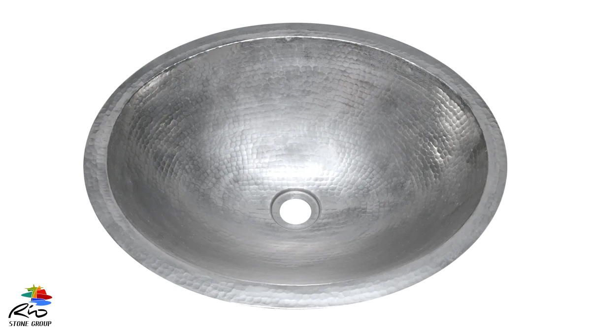 White Copper Bathroom Sink WHC1916
