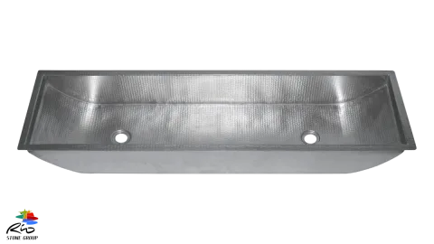 White Copper Bathroom Sink WHC4814