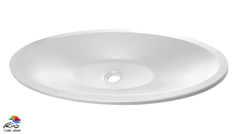 Solid Surface Sink Oval Liso