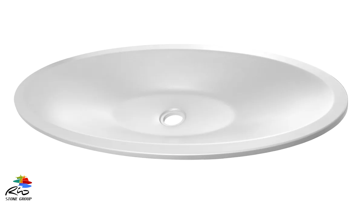 Solid Surface Sink Oval Liso