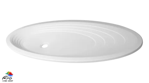 Solid Surface Sink Step Liso