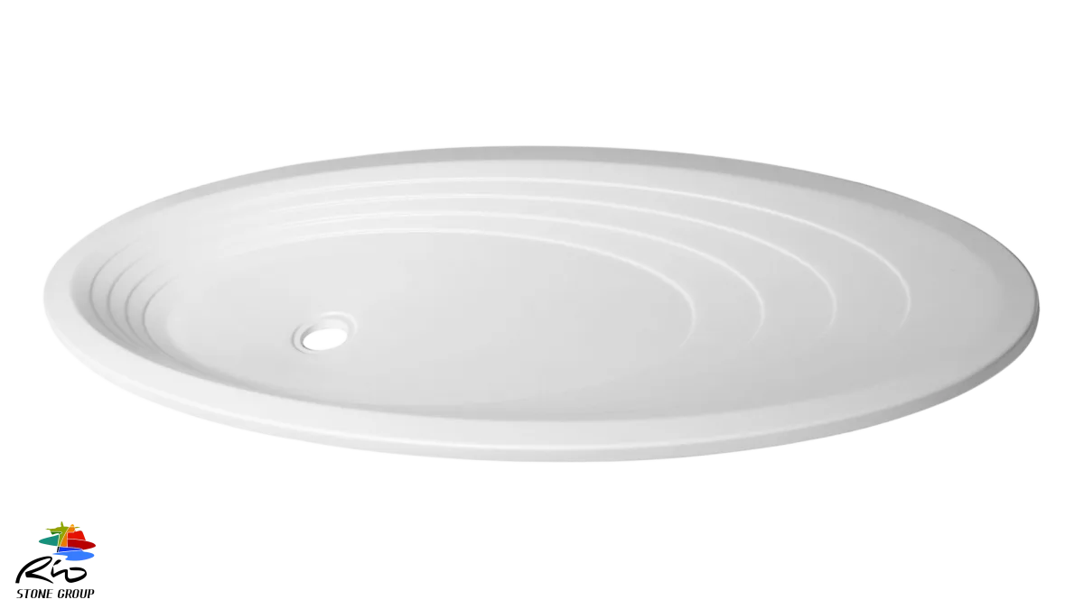 Solid Surface Sink Step Liso