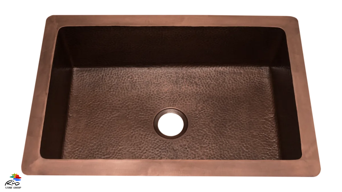Copper Kitchen Sink 1657WH