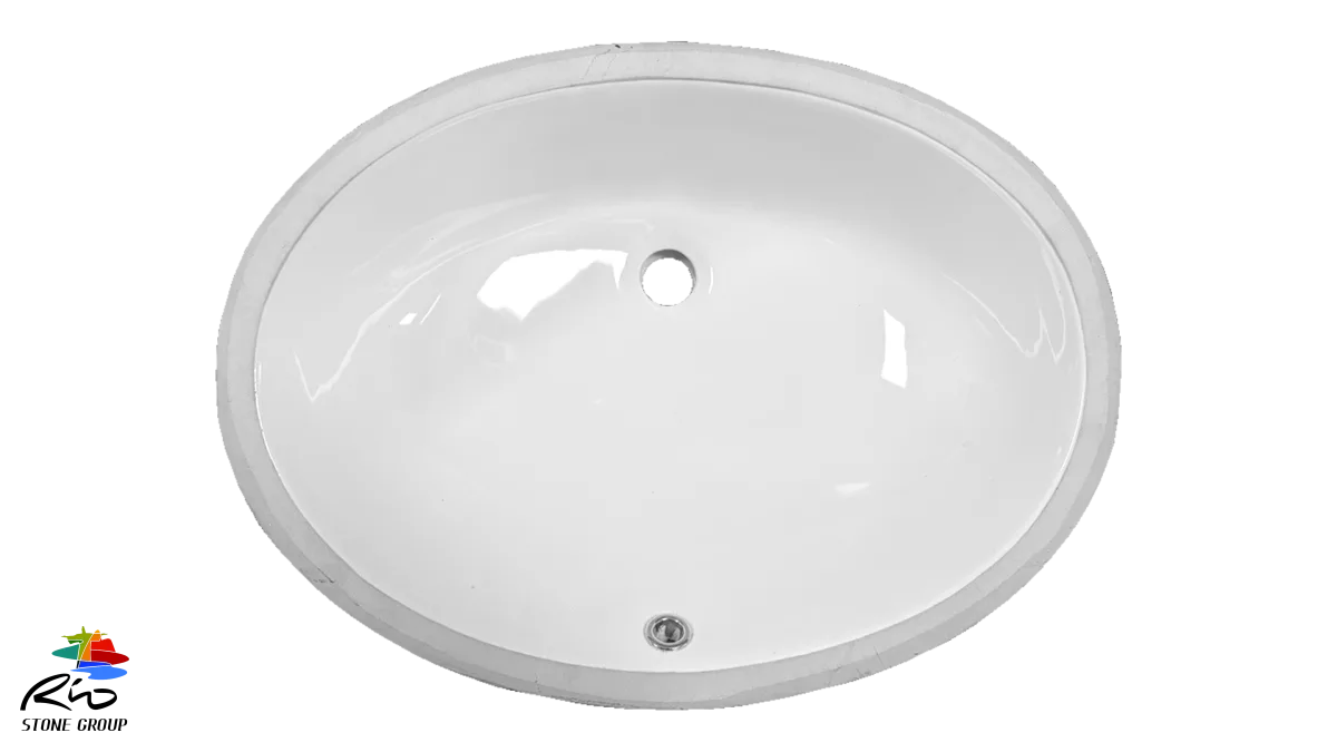 Ceramic Undermount Bathroom Sink 1600