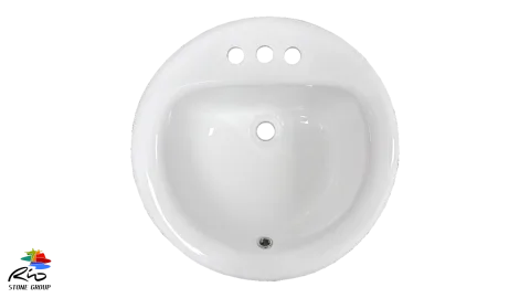 Ceramic Drop In Bathroom Sink 1012