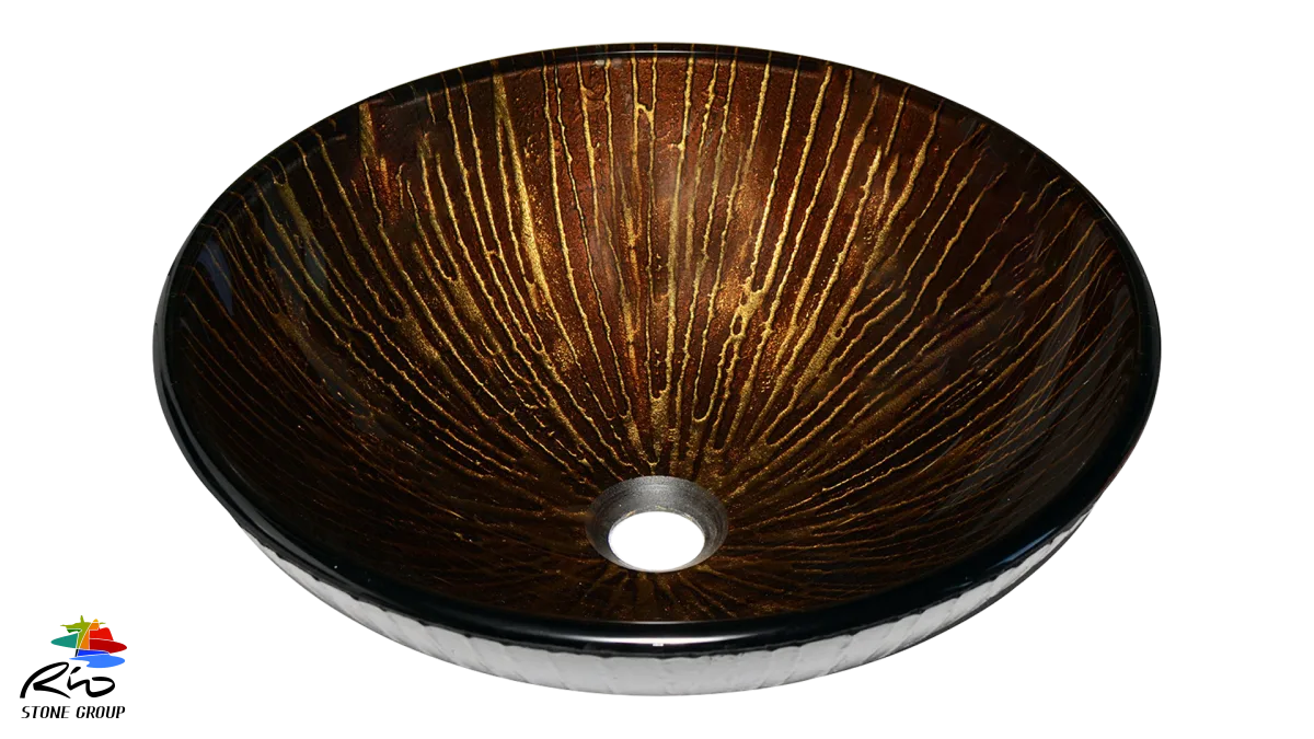 Glass Vessel Bathroom Sink YHH316