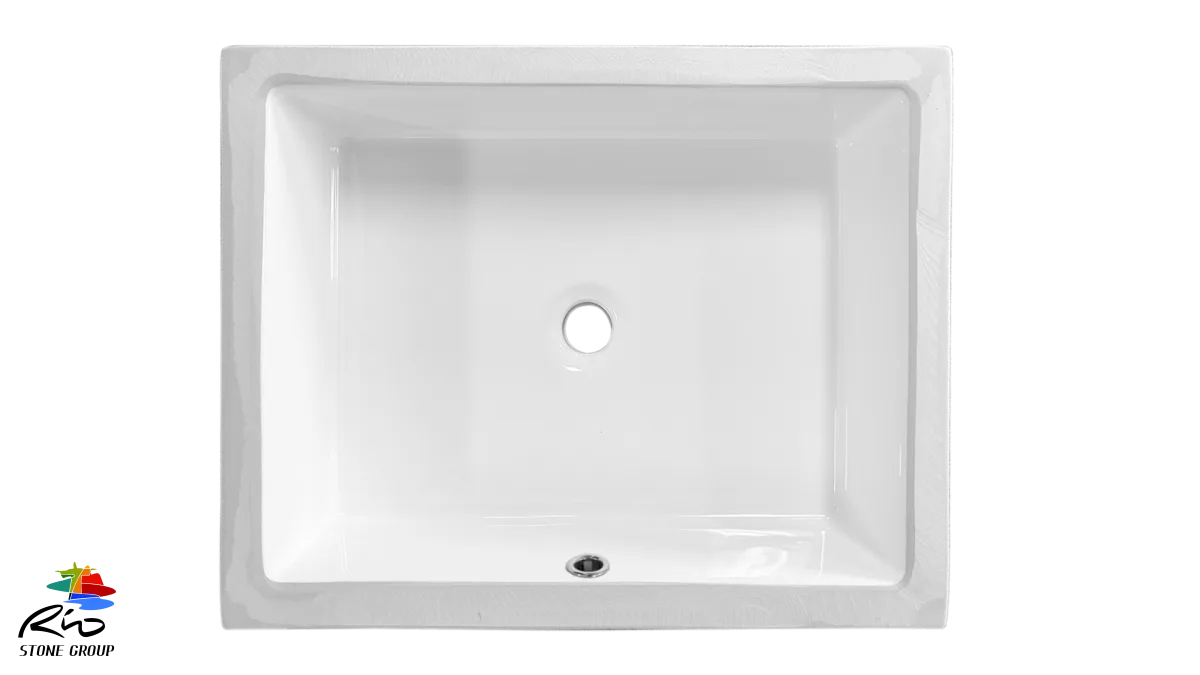 Ceramic Undermount Bathroom Sink 1645UM