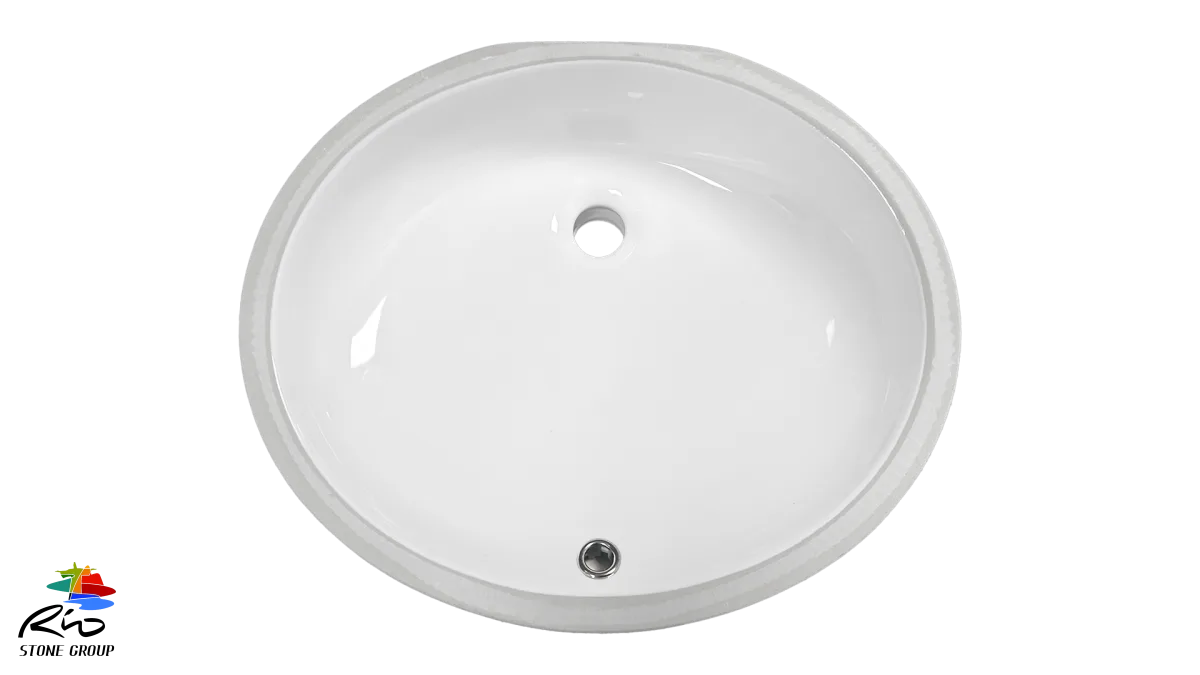 Ceramic Undermount Bathroom Sink 1601 ADA