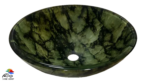 Glass Vessel Bathroom Sink WX-8493