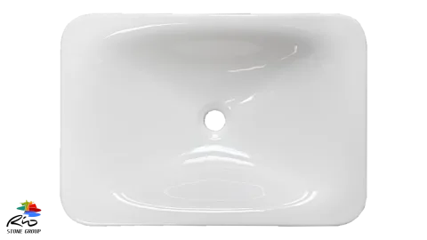 Ceramic Drop In Bathroom Sink 1018