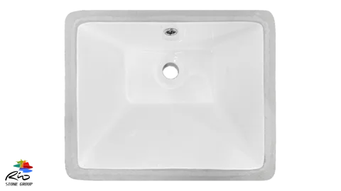 Ceramic Undermount Bathroom Sink 1638SM