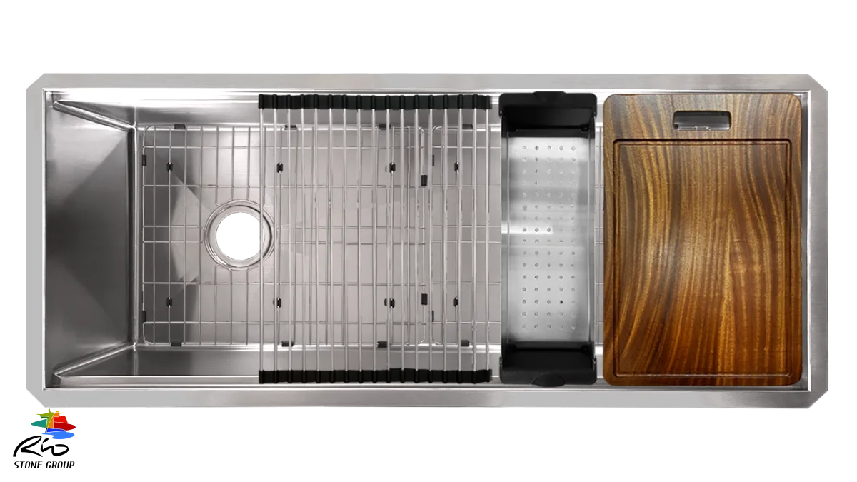 Stainless Steel Handmade Workstation Sink UV4519LR10