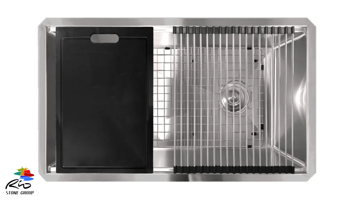 Stainless Steel Handmade Workstation Sink UV3319L