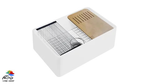 Ceramic Workstation Farm Sink 3020 Bundle