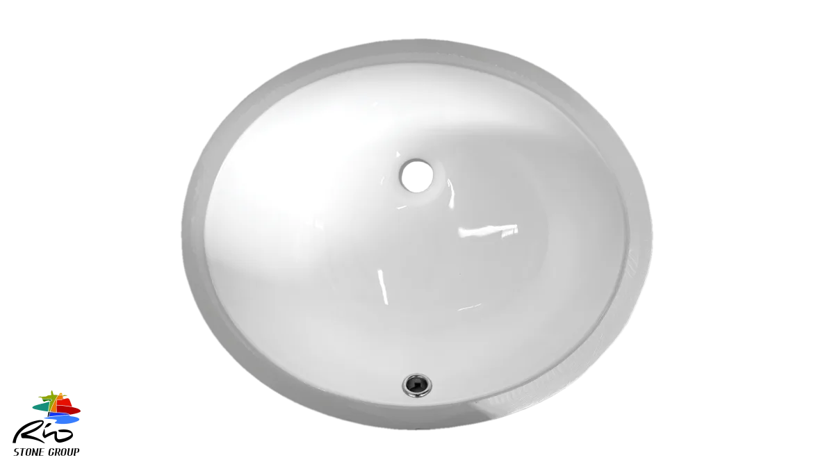 Ceramic Undermount Bathroom Sink 1602