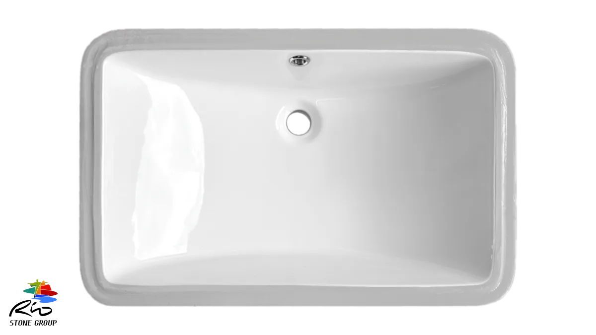 Ceramic Undermount Bathroom Sink 1610