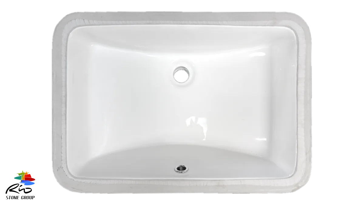 Ceramic Undermount Bathroom Sink 1638