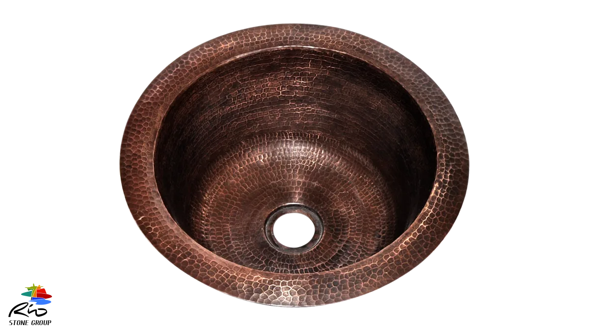 Copper Bathroom Sink 1327H
