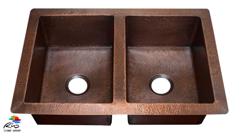 Copper Kitchen Sink 1553H