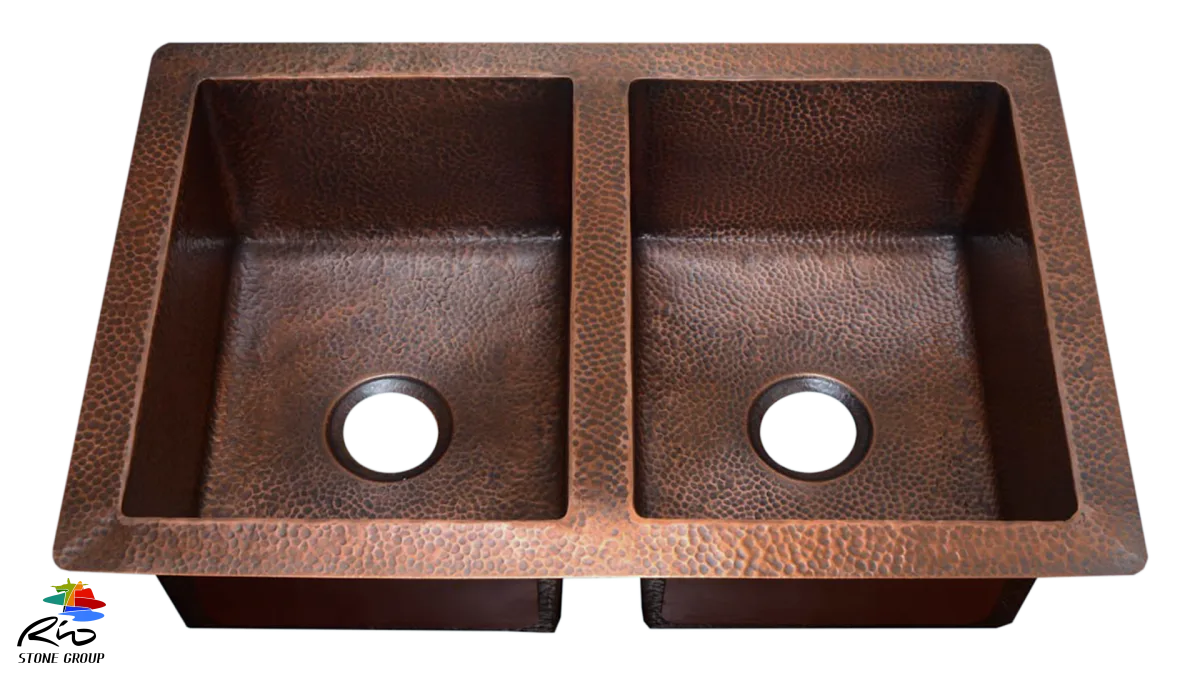 Copper Kitchen Sink 1553H
