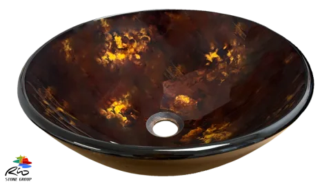 Glass Vessel Bathroom Sink CH9014