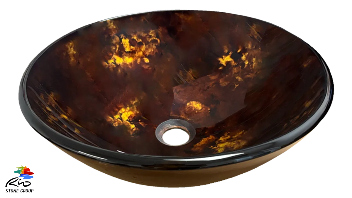 Glass Vessel Bathroom Sink CH9014