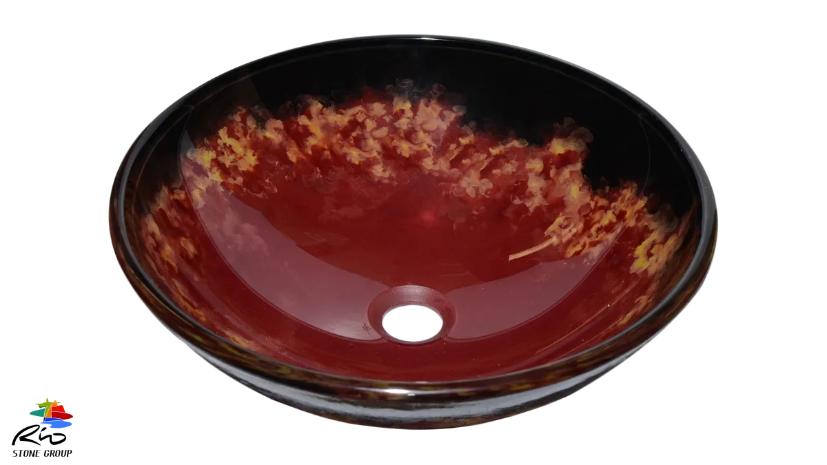 Glass Vessel Bathroom Sink CH9015
