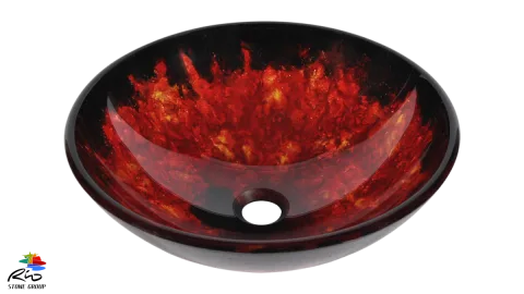 Glass Vessel Bathroom Sink N190