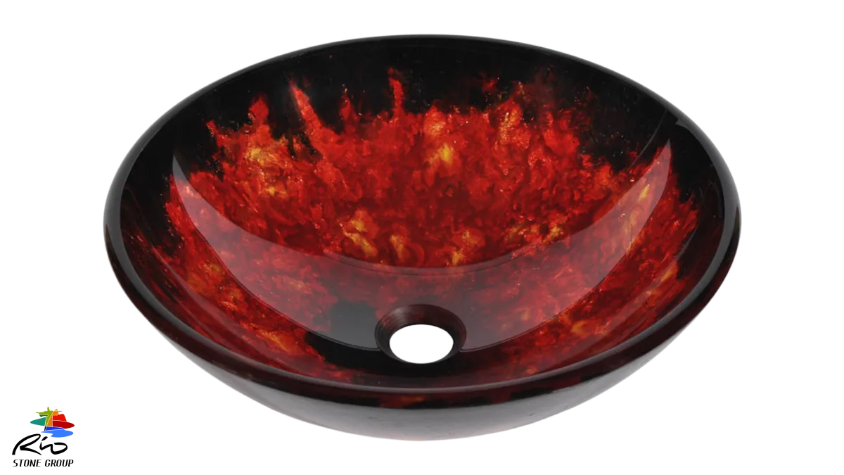 Glass Vessel Bathroom Sink N190