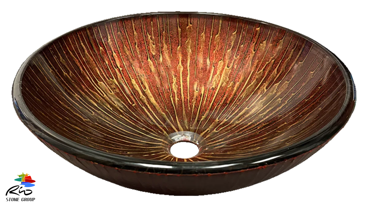 Glass Vessel Bathroom Sink YHH315