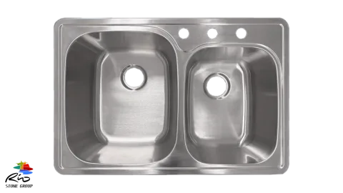 Stainless Steel Drop-In Kitchen Sink T3322L