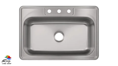 Stainless Steel Drop-In Kitchen Sink T3322C