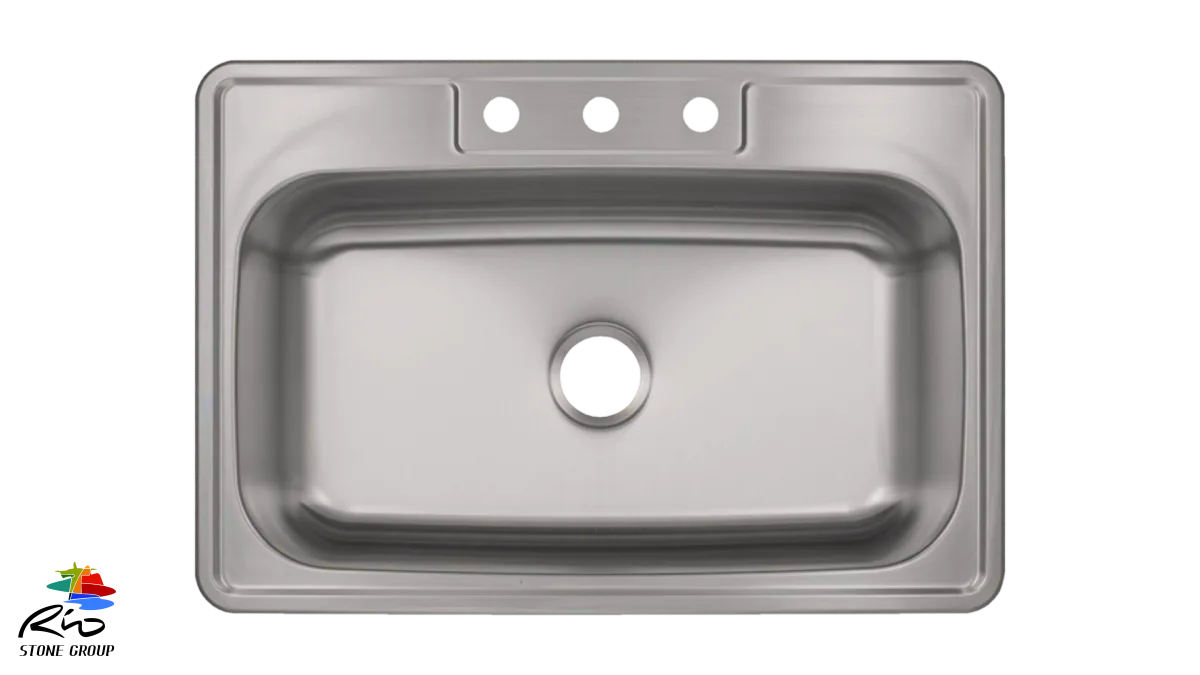 Stainless Steel Drop-In Kitchen Sink T3322C